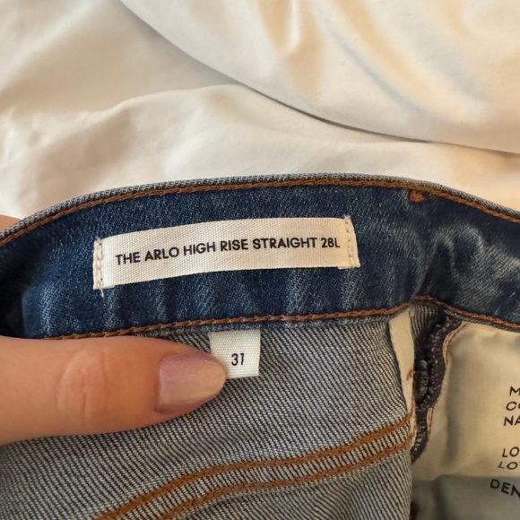 Aritzia Denim Forum The Arlo Hi-rise Straight Jean - Picture 12 of 12